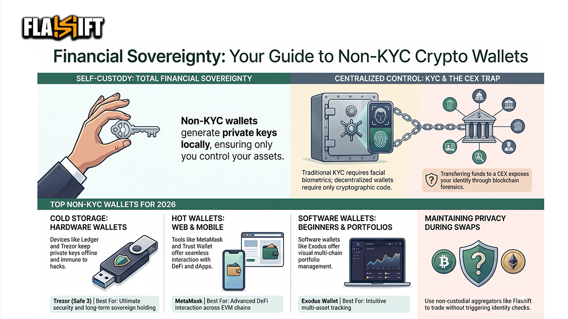 Top Wallets with No KYC