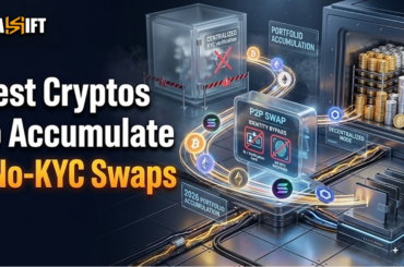 3D visualization of top 2026 cryptocurrencies routing directly to a non-custodial hardware wallet via decentralized AI smart routing.