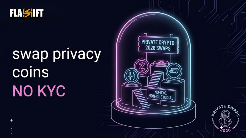 Privacy Crypto 2026: Swap ZEC, DASH & RAIL No-KYC