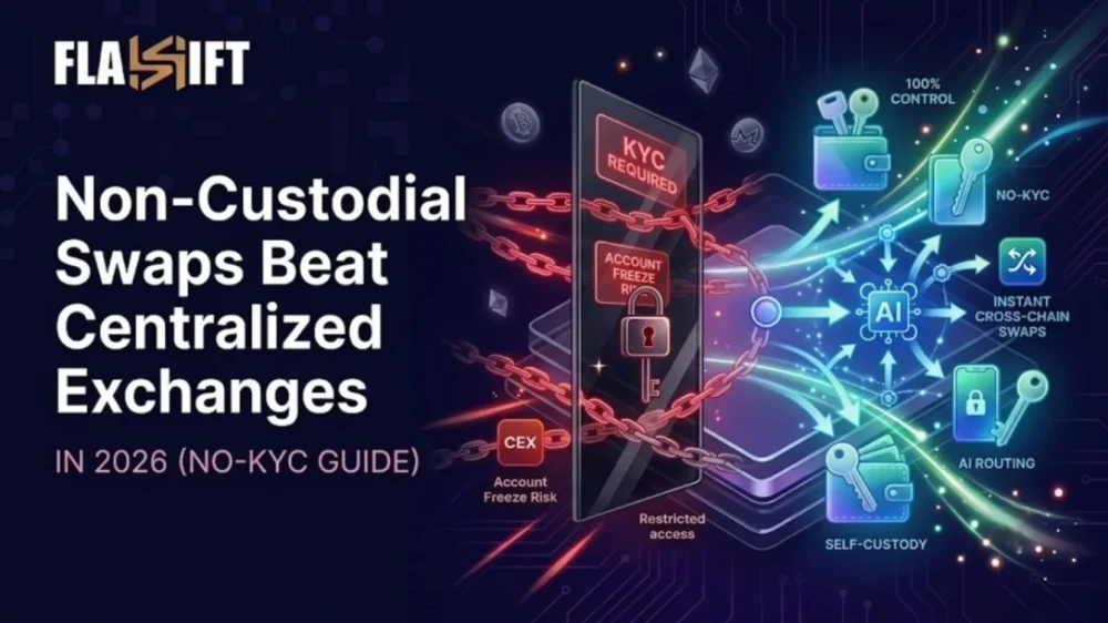 Why Non-Custodial Swaps Beat Centralized Exchanges in 2026 (No-KYC Guide)