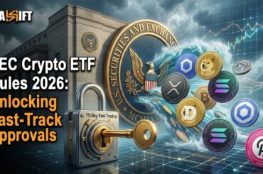Visual contrast of slow Wall Street Altcoin ETFs versus fast, non-custodial crypto execution.