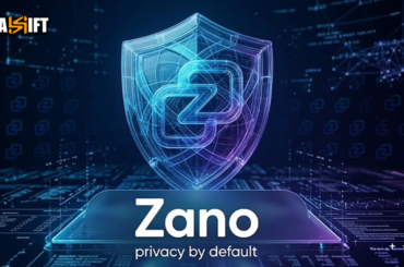 Non-custodial XMR to ZANO cross-chain swap interface representing privacy-first crypto trading.