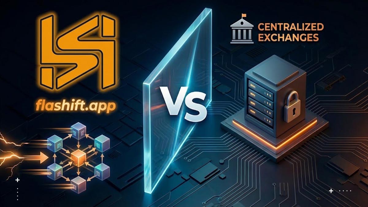 Flashift vs Centralized exchanges