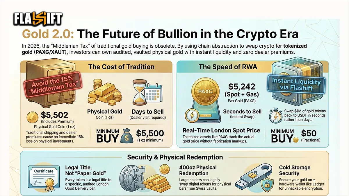 PAXG vs. Physical Gold Comparison