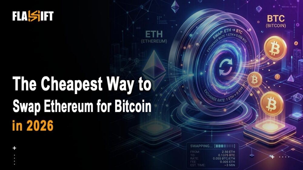 The Cheapest Way to swap Ethereum for Bitcoin (Exchange ETH to BTC)