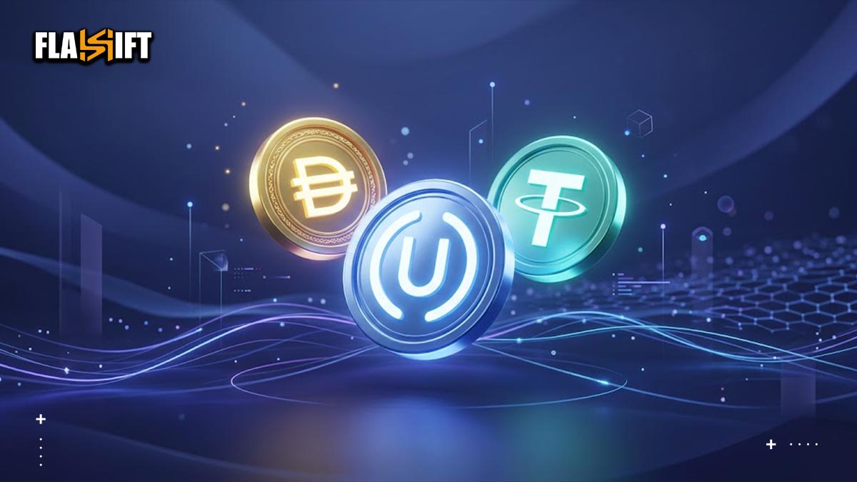 Supported Stablecoins on Flashift (USDT, USDC, DAI)