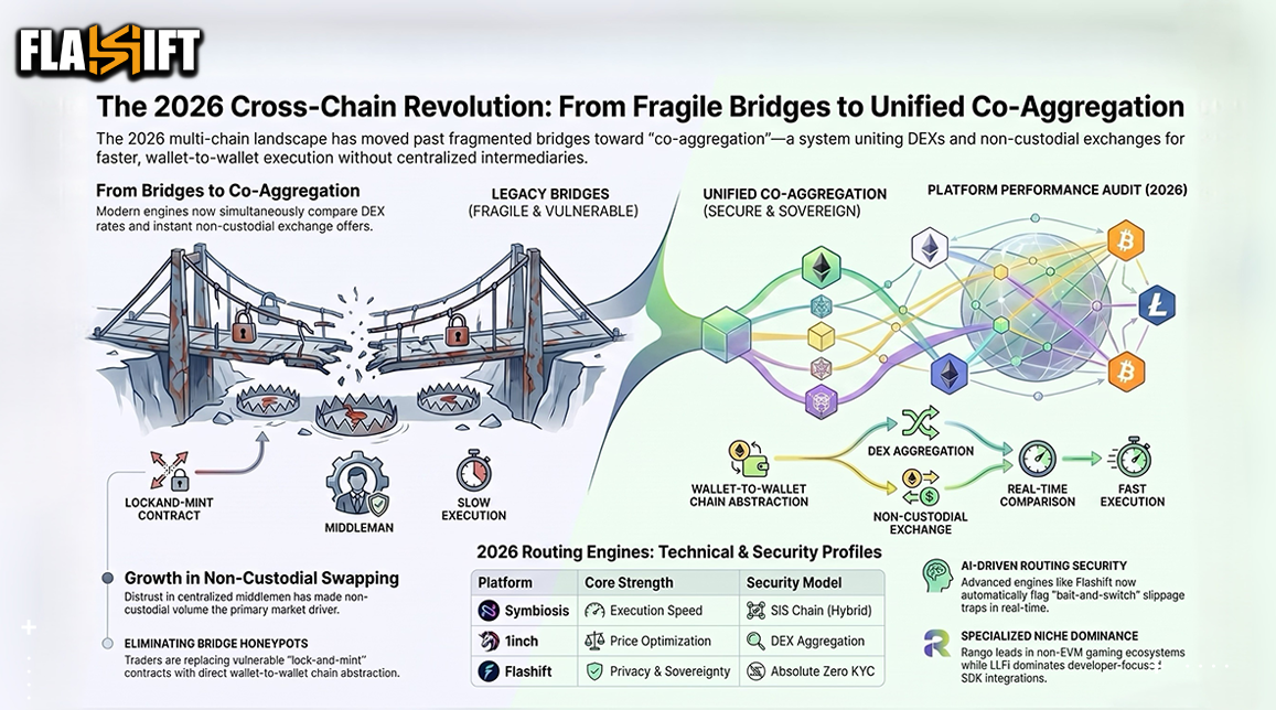 Best Cross-Chain Swap Platforms in 2026: Symbiosis, 1inch, Li.Fi, and Rango