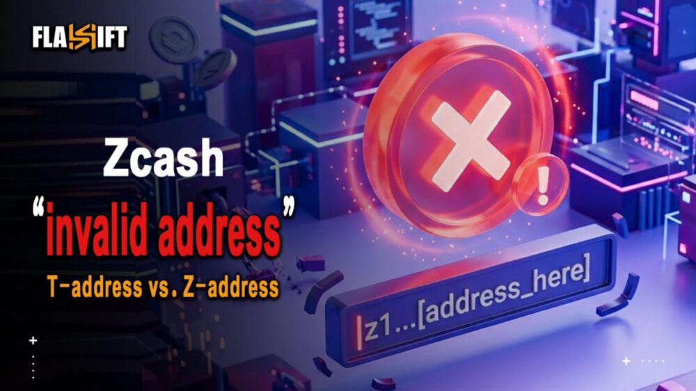 Zcash invalid address error