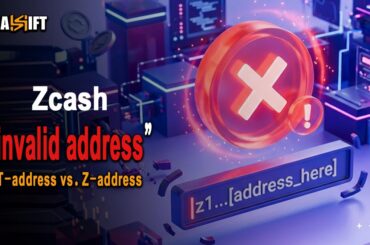 Zcash invalid address error