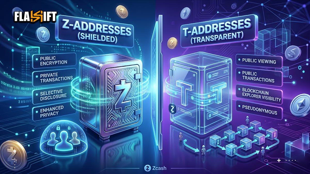 zcash T vs Z Addresses Technical Comparison Table