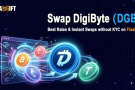 Swap DigiByte (DGB) without KYC | Best Rates & Instant Swaps on Flashift