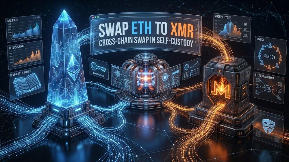 Swap ETH to XMR Secure No KYC Cross-Chain Swap
