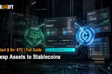 swap crypto to stablecoins without KYC
