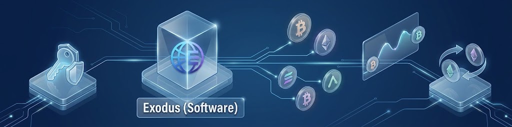 Exodus is a multi-asset software wallet