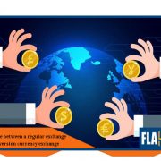 The difference between a regular exchange and a currency conversion exchange